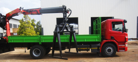 Crane Attachments - Abel Brick Grab